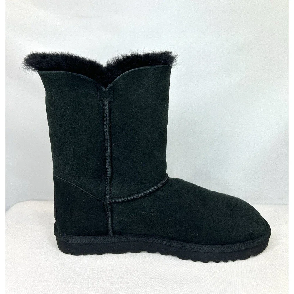 UGG 1016226 Women's Bailey Button II Winter Black Boot Size 10